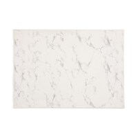 Francfranc デザインプリントラグ マーブル S ホワイト