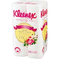 クリネックスプリント ダブル25m12R×8パック