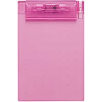 超薄型クリップポードA6赤10冊