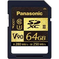 パナソニック　SDXC UHS-II メモリーカード（64GB