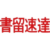 マルチスタンパー印面 赤 横 書留速達