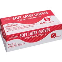 サニリンク ラテックス手袋 粉無