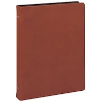 リングファイル A5 6穴 PVC ブラウン