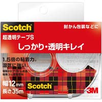 スコッチ(R)超透明テープS 小巻 ディスペンサー付