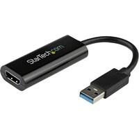 スターテック USB 3.0 HDMI変換アダプタ スリム ブラック USB32HDES 各種変換ケーブル