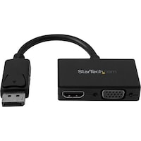 スターテック ディスプレイアダプター/DP HDMI 1.4 & VGA/1080p/ブラック/ビデオ 変換 コンバーター