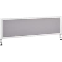 高さが変わるデスクトップパネルクランプ式1200灰