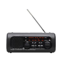 ドリテック さすだけ充電ラジオライト3 ブラック PR323RBK ラジオ・ラジカセ・マイク 1台