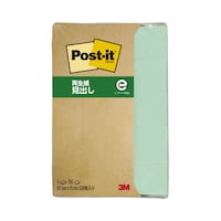 ポストイット再生紙見出し50×15 グリーン 5冊