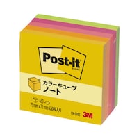 ポストイット キューブ蛍光色超徳用75×75 5P