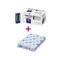 乾電池 エボルタネオ 単4 80本+コピー用紙