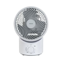 山善 カウネット×YAMAZEN サーキュレーター 羽根15cm 14畳 左右自動首振り 上下手動調節