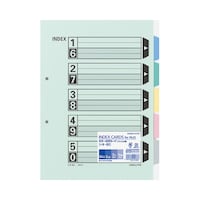 カラー仕切カード