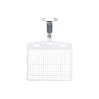 コクヨ タッグ名札安全ピン・クリップ両用 特大 1個 横 1個 ナフ168 タックラベル タックタイトル