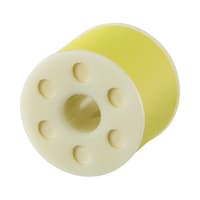 コクヨ コクヨ キャンパス スキマに書き足すロールふせん 幅15mm×2.4m 黄 イエロー 2個入 詰め替え リフィル ケース付き 全面粘着 メモ 付箋 MER15Y