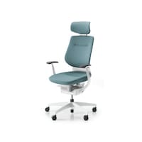 コクヨ ing ホワイトシェル T型肘 クッションヘッドレスト付き ホワイト脚 ナイロンキャスター