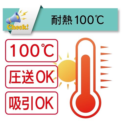 プラスチック粉粒体搬送・耐熱・帯電防止・