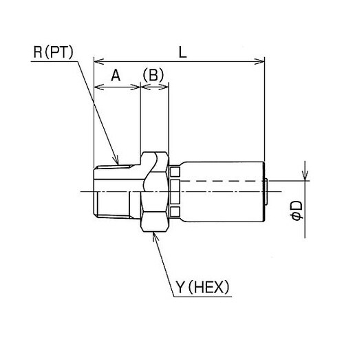 ラインメイト樹脂ホース用継手 スウェイジ