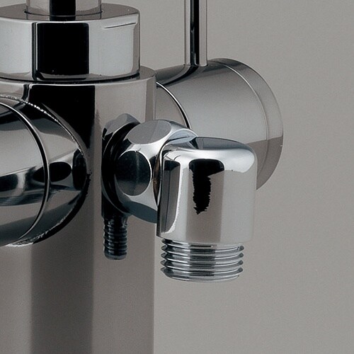 双口水栓 ダークシルバー