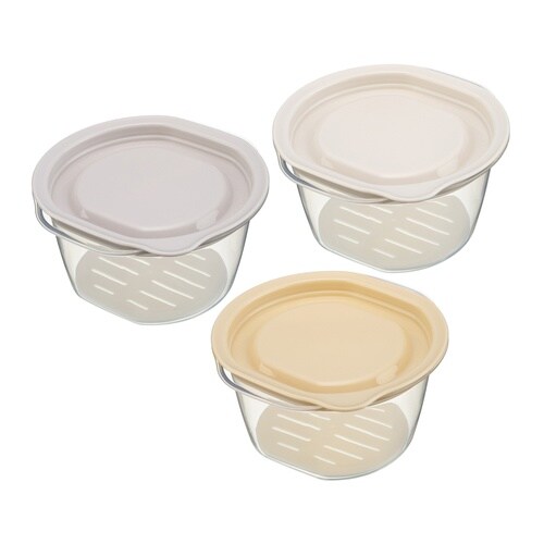 すのこ付きごはん容器3P