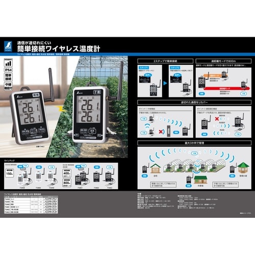 ワイヤレス温度計