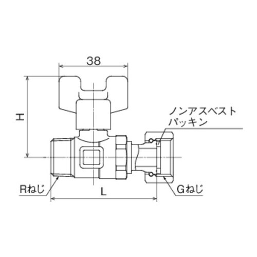 AU6型ボールバルブ