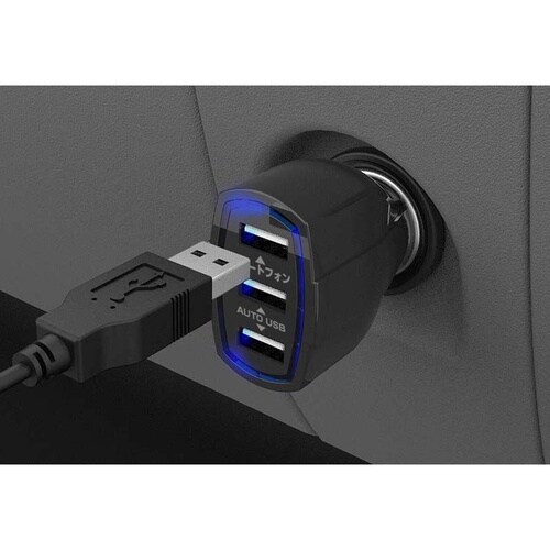 DC−7.2A USB 3ポート