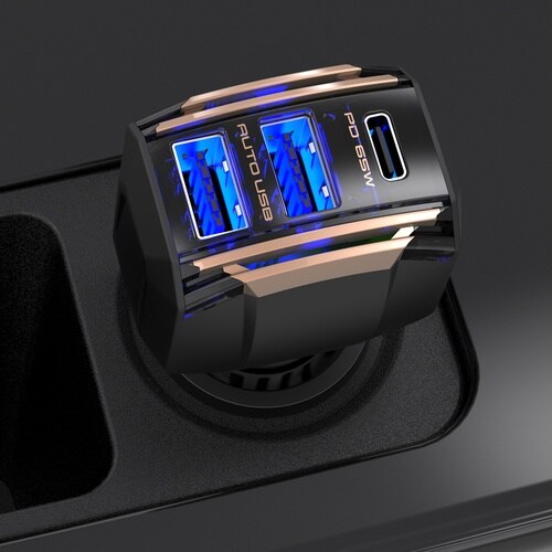 DC−65WUSB3ポートPD65W