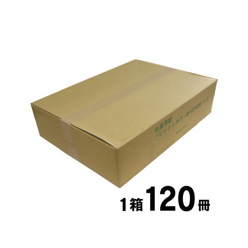 再生色画用紙 八切 フラミンゴ 10枚