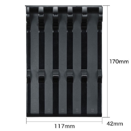 スマートフォン・タブレット用スタンド 5台収納