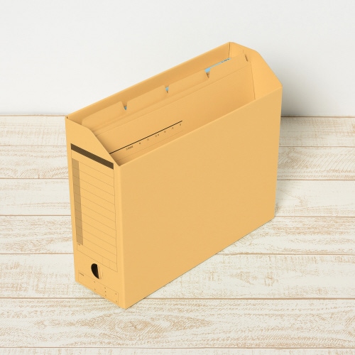 カットフォルダー 4山A4横 イエロー×10