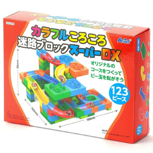 カラフル迷路ブロックスーパー DX(123ピース)