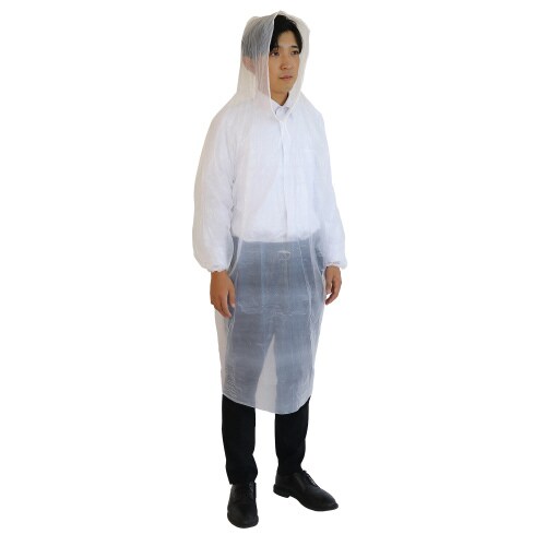 長袖レインポンチョ