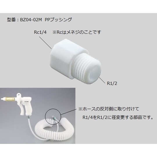 PPエアガン PPブッシング(R1/2)