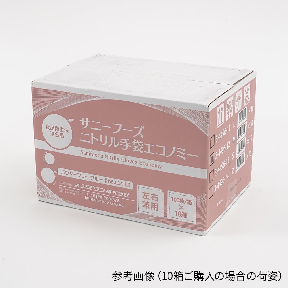 SFニトリル手袋エコノミーM(ボックス)