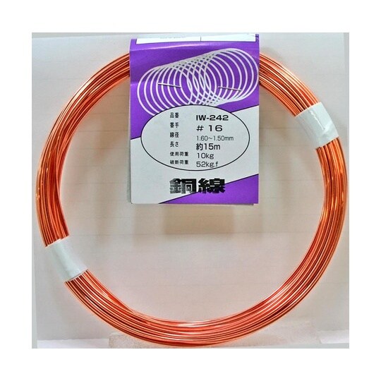 IW−242 銅線 #16×約15m