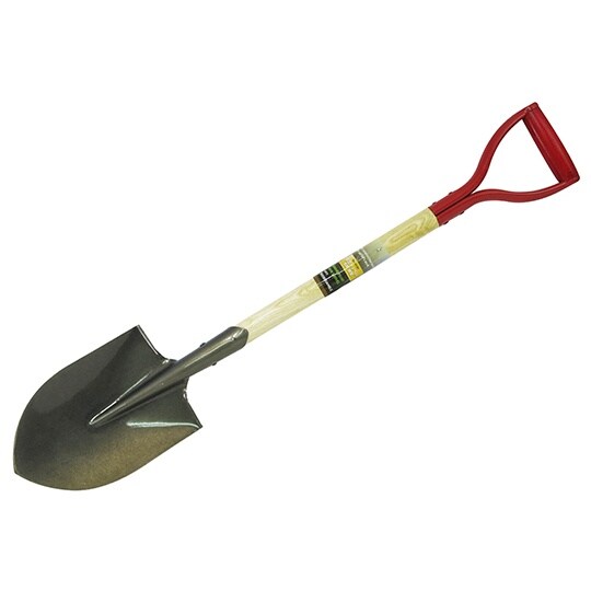 園芸ショベル 木柄 剣型
