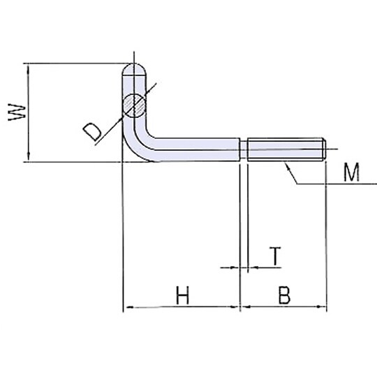 LFB−6 Lフックボルト #6