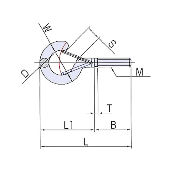 QFB−8 Qフックボルト #8