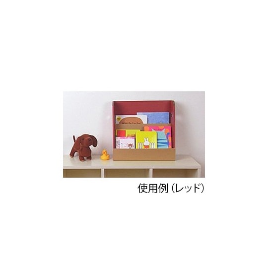 すまいるキッズ絵本ラック(レッド)