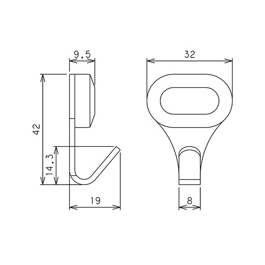 MJ−70E Jフック・ストロング 白