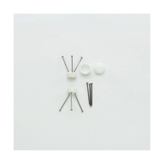 MC−014W 石膏釘 平型ホワイト2個