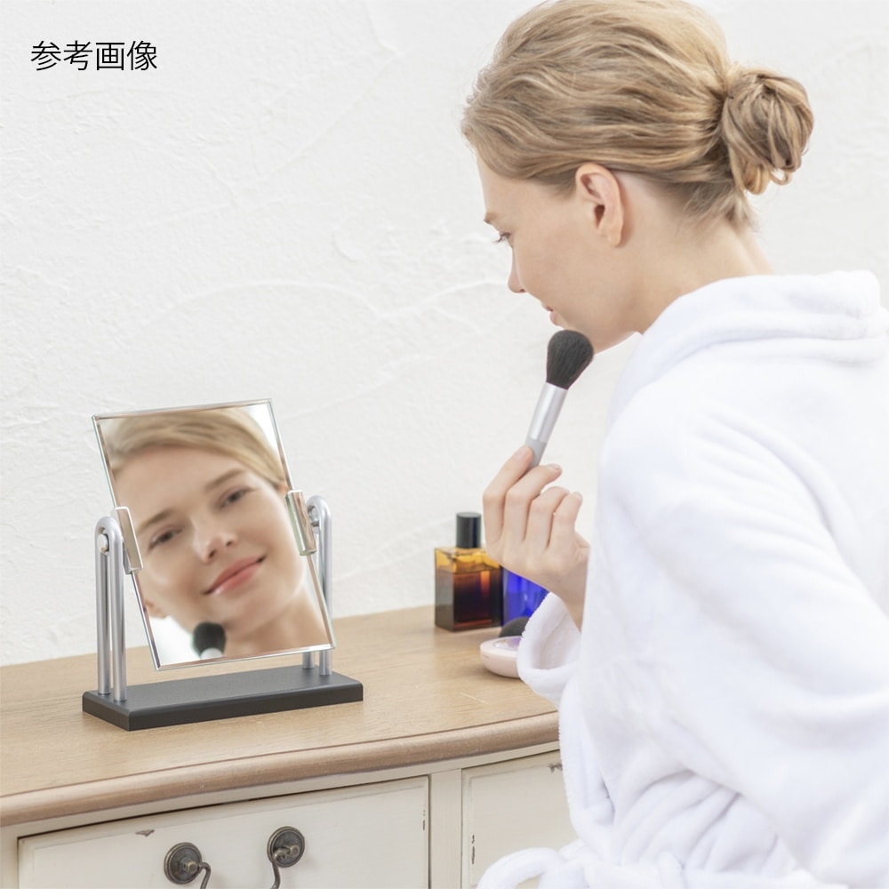 H−118 木製スタンドミラーDX