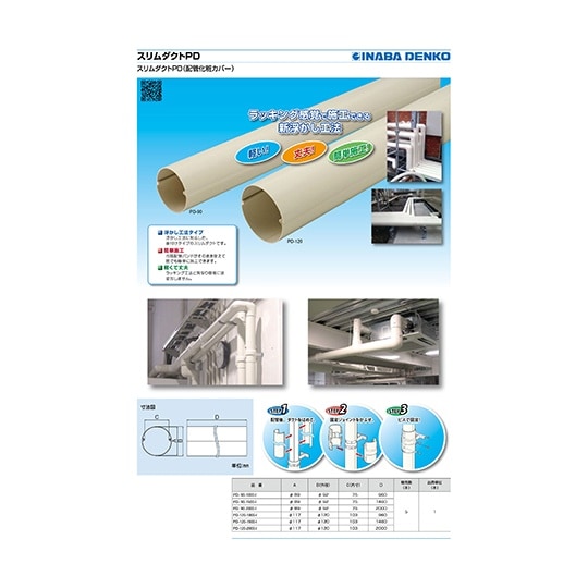 PD−90−1500−IスリムダクトPD