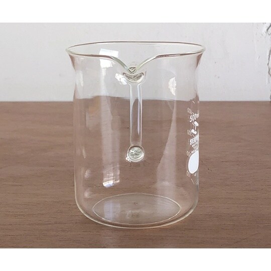 BK−7 500取手付ビーカー500mL