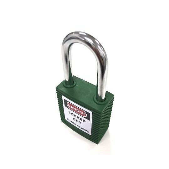 14660−1パドロック(緑) 吊