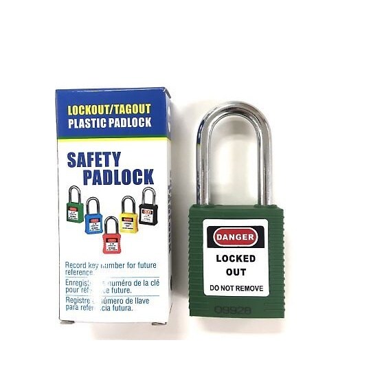 14660−1パドロック(緑) 吊