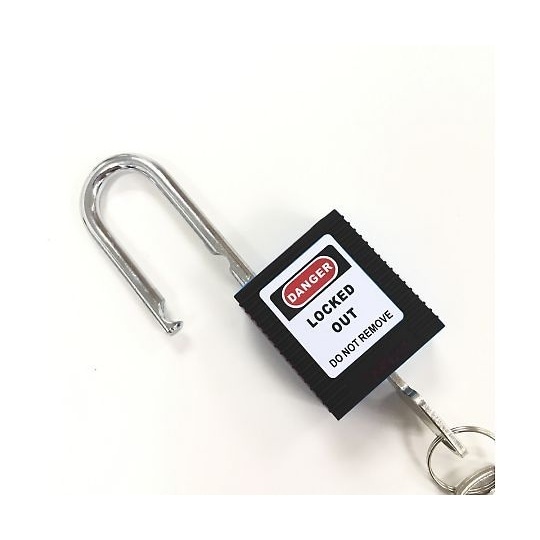 14661−1パドロック(黒) 吊