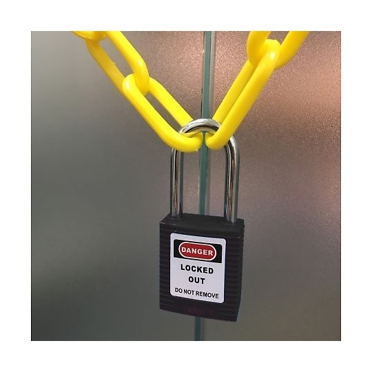 14661−1パドロック(黒) 吊