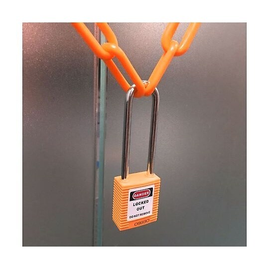 14669−1パドロック(オレンジ) 吊